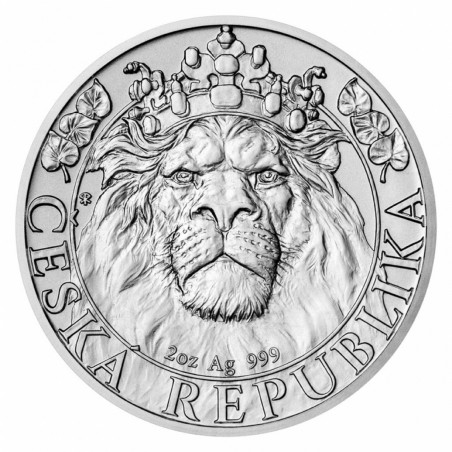 2 oz Czech Lion 2022 Silver  Coin
