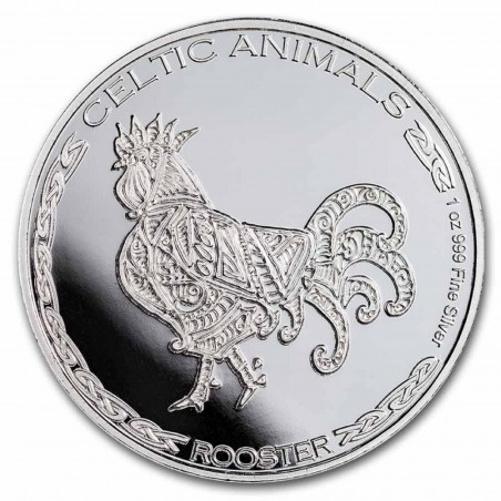 1 Oz Rooster 2022 Silver Coin
