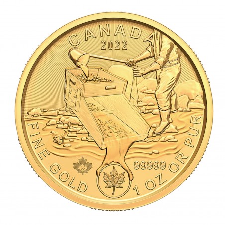 1 Oz Klondike Gold Rush 2022 Gold Coin