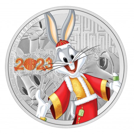 1 Oz Bugs Bunny 2023 Silver Coin