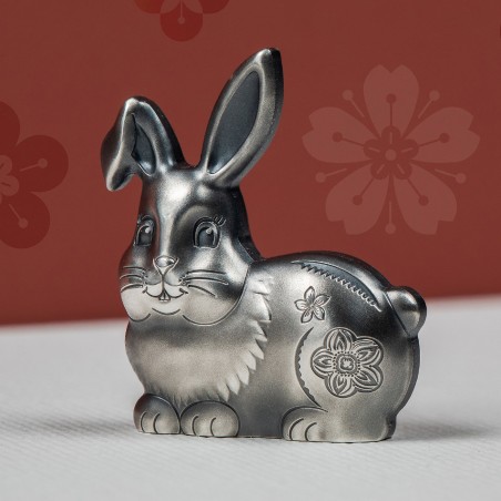 1 oz Mongolia Rabbit Figure 2023 Silver Coin