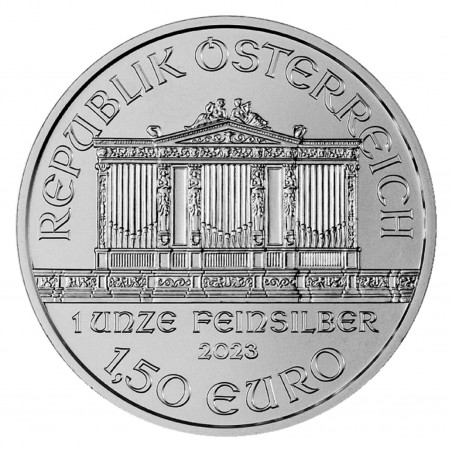 2023 1 Oz Vienna Philharmonic Silver Coin