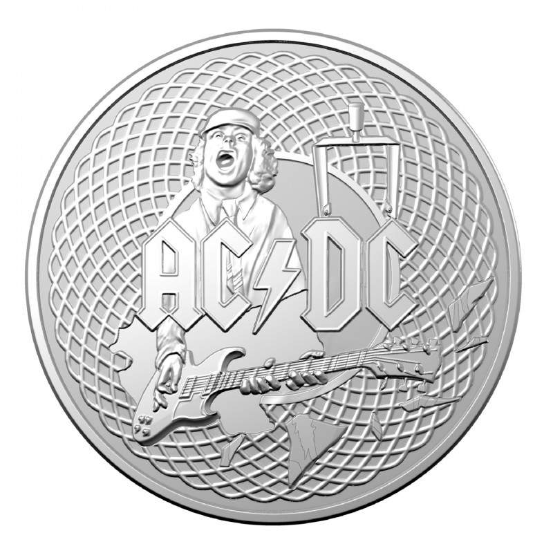 1 Oz AC/DC 2023 Silver Coin