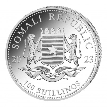 1 Oz Somalia Elephant 2023 Silver Coin