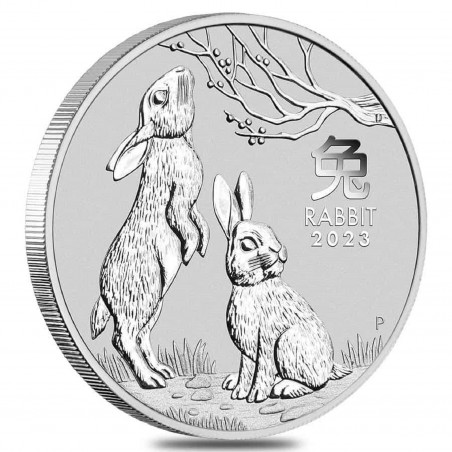 1 Oz Rabbit 2023 Silver Coin