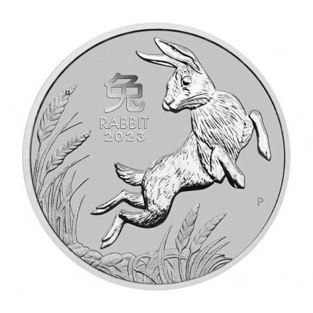 1 Oz Rabbit 2023 Platinum Coin