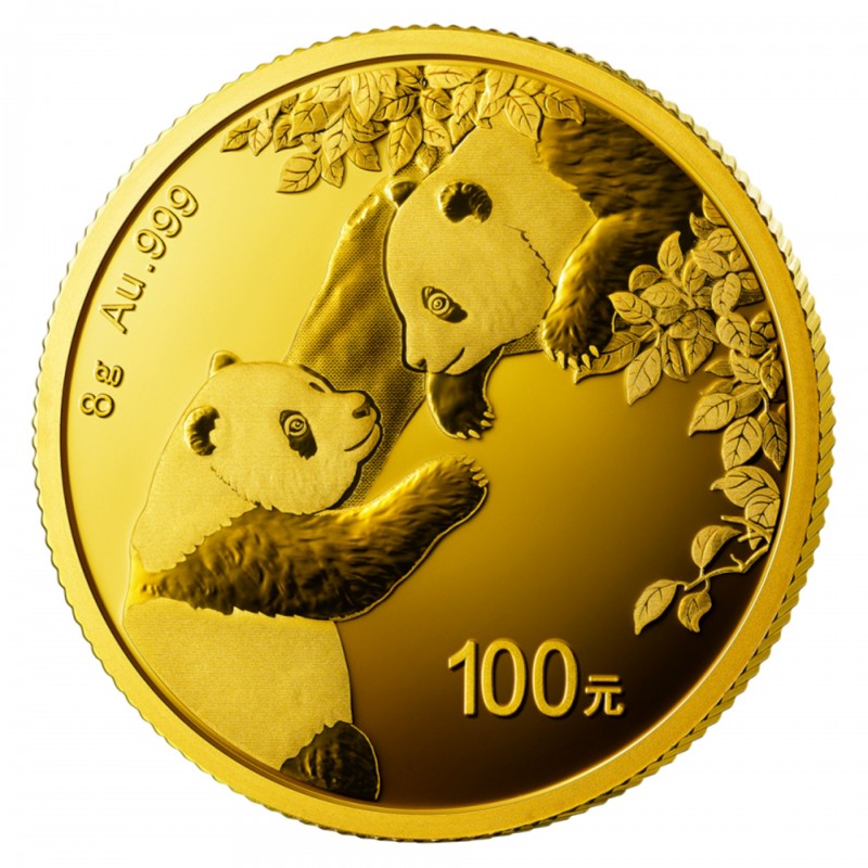8 Grams Chinese Panda 2023 Gold Coin