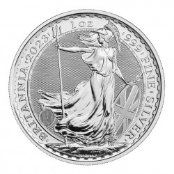 1 Oz Britannia 2023 Fine Silver Coin 09/01