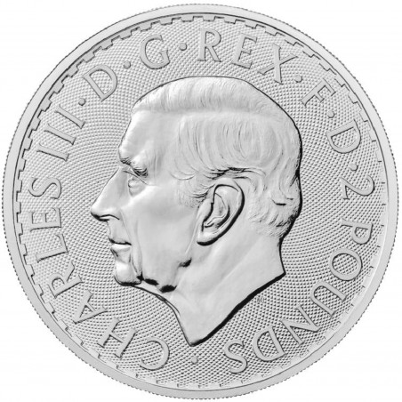 KING CHARLES 1 Oz Britannia 2023 Fine Silver Coin