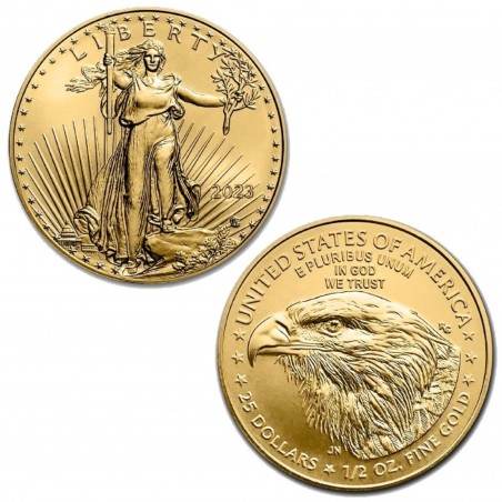 1/2 Oz American Eagle 2023 Gold Coin