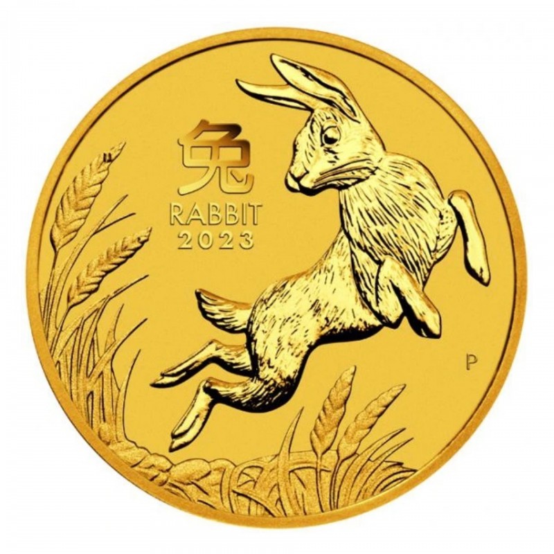 1/2 Oz Rabbit 2023 Gold Coin