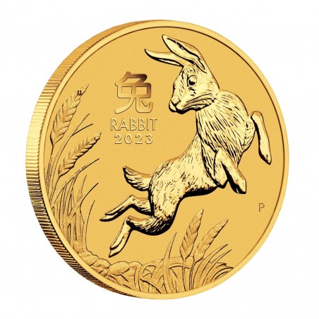 1/4 Oz Rabbit 2023 Gold Coin 03/03