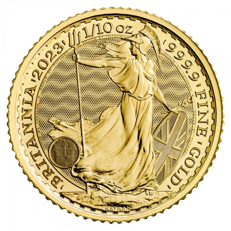 1/10 Oz Britannia 2023 Gold Coin