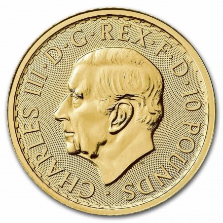 1/10 Oz Britannia Charles 2023 Gold Coin