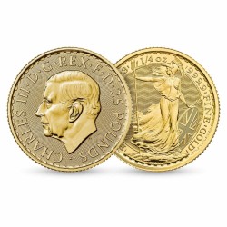 PRE-SALE 1/4 Oz Britannia Charles 2023 Gold Coin 03/03