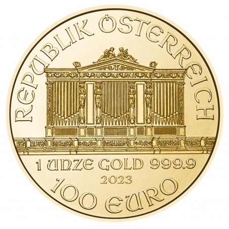 1 Oz 2023 Vienna Philharmonic Goldmünze