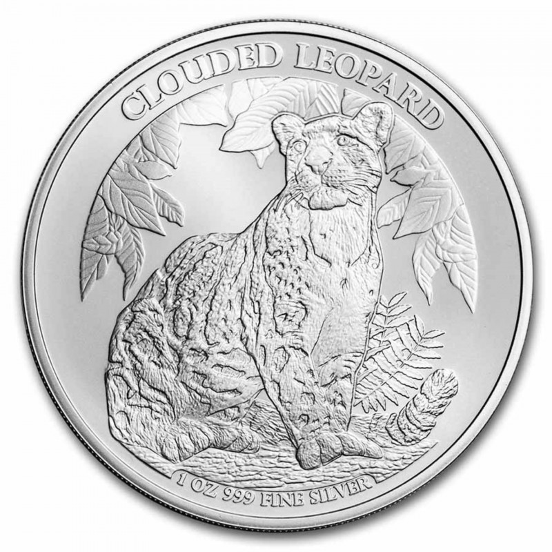 1 oz Clouded Leopard 2023 Silver Coin