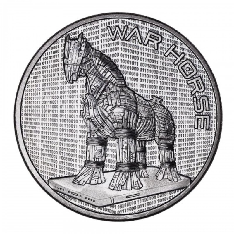 2 Oz War Horse 2022 Silbermünze