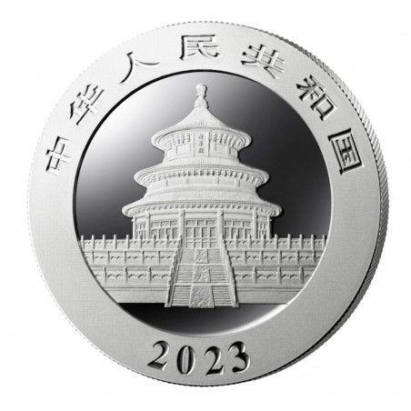 2023 Chinese Panda Silbermünze