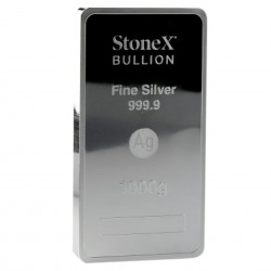 PRE-SALE 1 Kg StoneX Silver Coin Bar 2022