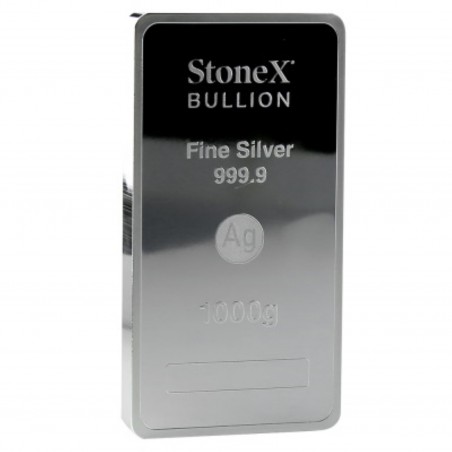1 Kg StoneX Silver Coin Bar 2022