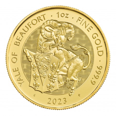 1 oz Yale of Beaufort 2023 Gold Coin