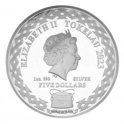 1 Oz Rabbit Mirror 2023 Silver Coin