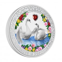 1 Oz Love is Precious – Swans 2023 Silver Coin