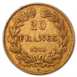 20 Franc Louis Philippe I Mixed Years Gold Coin