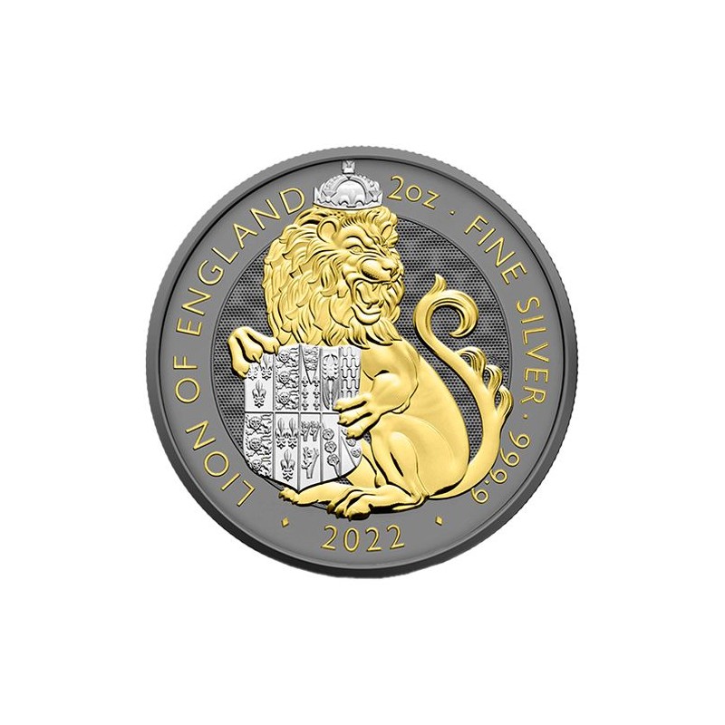 2 oz Silber The Lion of England Royal Tudor Beasts 2022 Coin