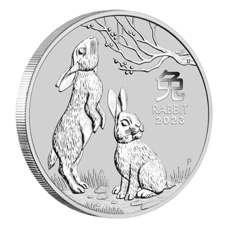 2023 Year Of The Rabbit 1 Kilo Silver Coin