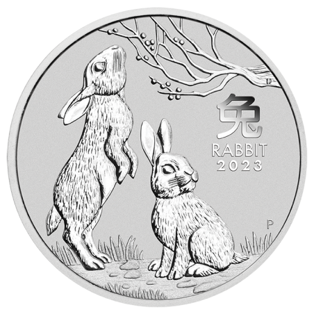 2023 Year Of The Rabbit 1 Kilo Silver Coin
