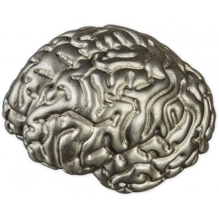 2 Oz Brain 3D Shaped Silbermünze