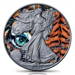 1 Oz Tiger American Eagle Silver Coin