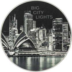 1 Oz Sydney - Big City Lights Silbermünze