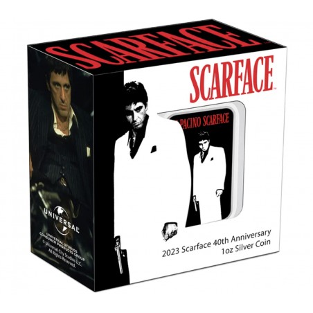 1 Oz  Scarface 40th Anniversary $2 Silver Coin 2023
