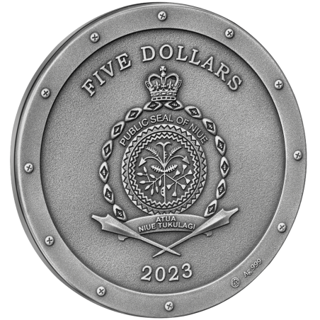 2 Oz Metal Bee Steampunk Silver Coin 2023