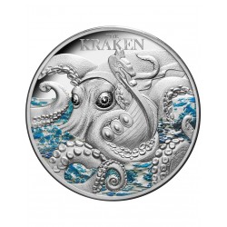 2 Oz Kraken Mythical Creatures Silver Coin 2023