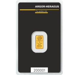 1 Gram Argor-Heraeus Gold Bar