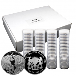 Paket  400 x 1 Oz Bull & Bear Silbermünzen 2023
