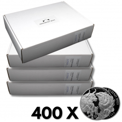 VORVERKAUF Paket  400 x 1 Oz Bull & Bear Silbermünzen 2023