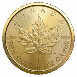 1/2 Oz Maple Leaf 2023 Gold Coin