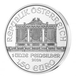 20 x 1 Oz Vienna Philharmonic Silver Tube 2024