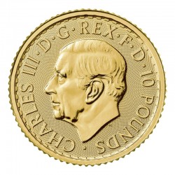 1/10 oz Britannia Charles III Gold Coin 2024