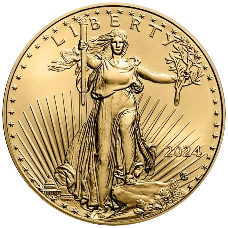 1/2 Oz American Eagle 2024 Gold Coin