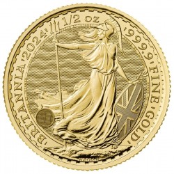 1/2 Oz Britannia Charles 2024 Gold Coin