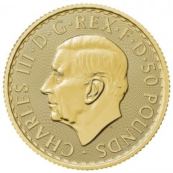 1/2 Oz Britannia Charles 2024 Gold Coin