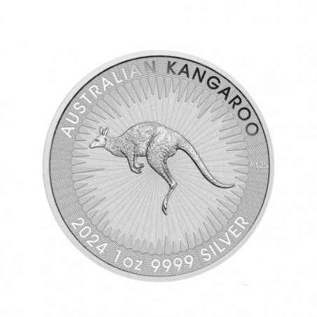 25 x 1 Oz Kangaroo 2024 Silver Tube