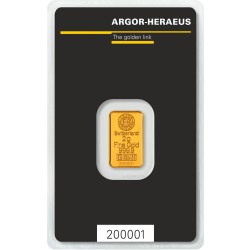 2 gr Argor Heraeus Kinebar Gold