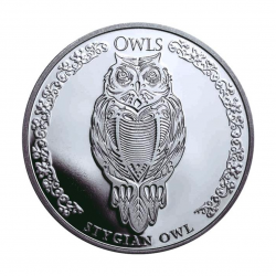 1 Oz Republic of Chad - Stygian Owl 2024